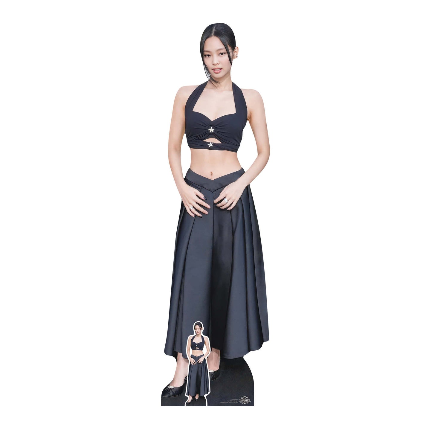 CS1325 Jennie Black Pink KPop  Cardboard Cut Out Height 170cm