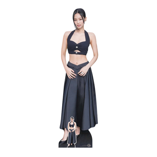 CS1325 Jennie Black Pink KPop  Cardboard Cut Out Height 170cm
