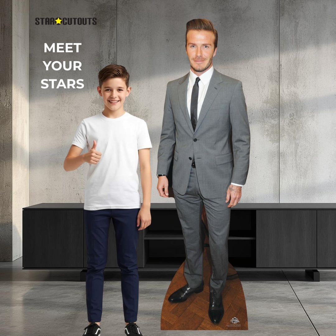 CS574 David Beckham (Suit) Height 179cm Lifesize Cardboard Cutout
