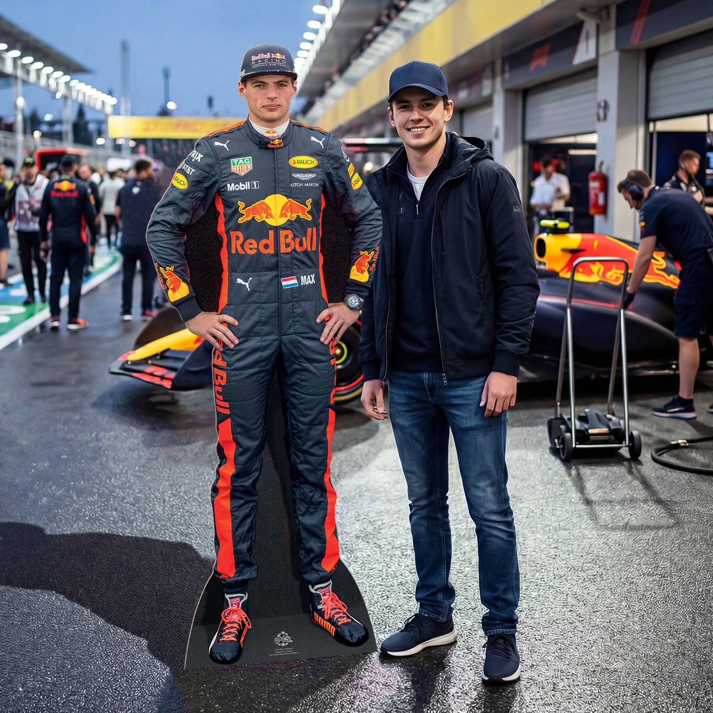 CS667 Max Verstappen Height 177cm Lifesize Cardboard Cut Out With Mini