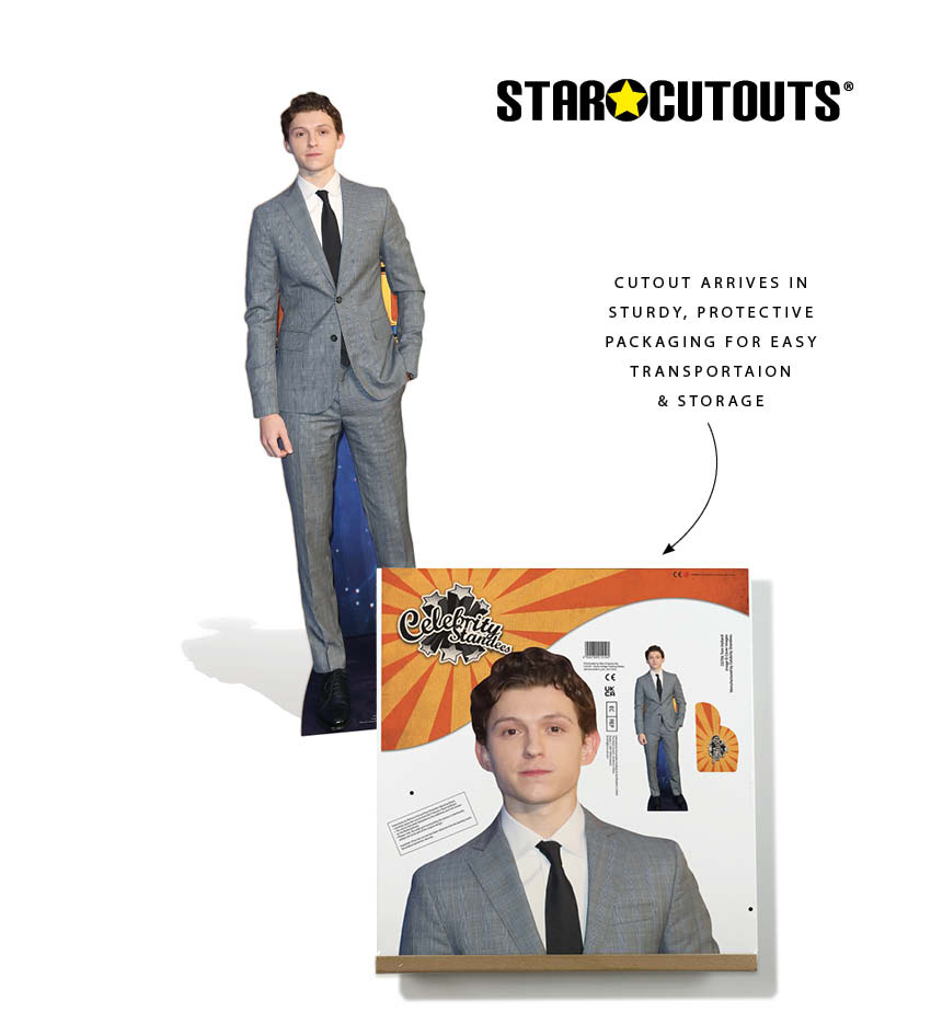 CS756 Tom Holland Height 174cm Lifesize Cardboard Cut Out With Mini