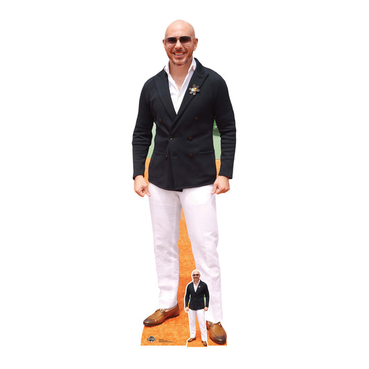 CS933 Pitbull (Rapper) Height 174cm Lifesize Cardboard Cutout With Mini