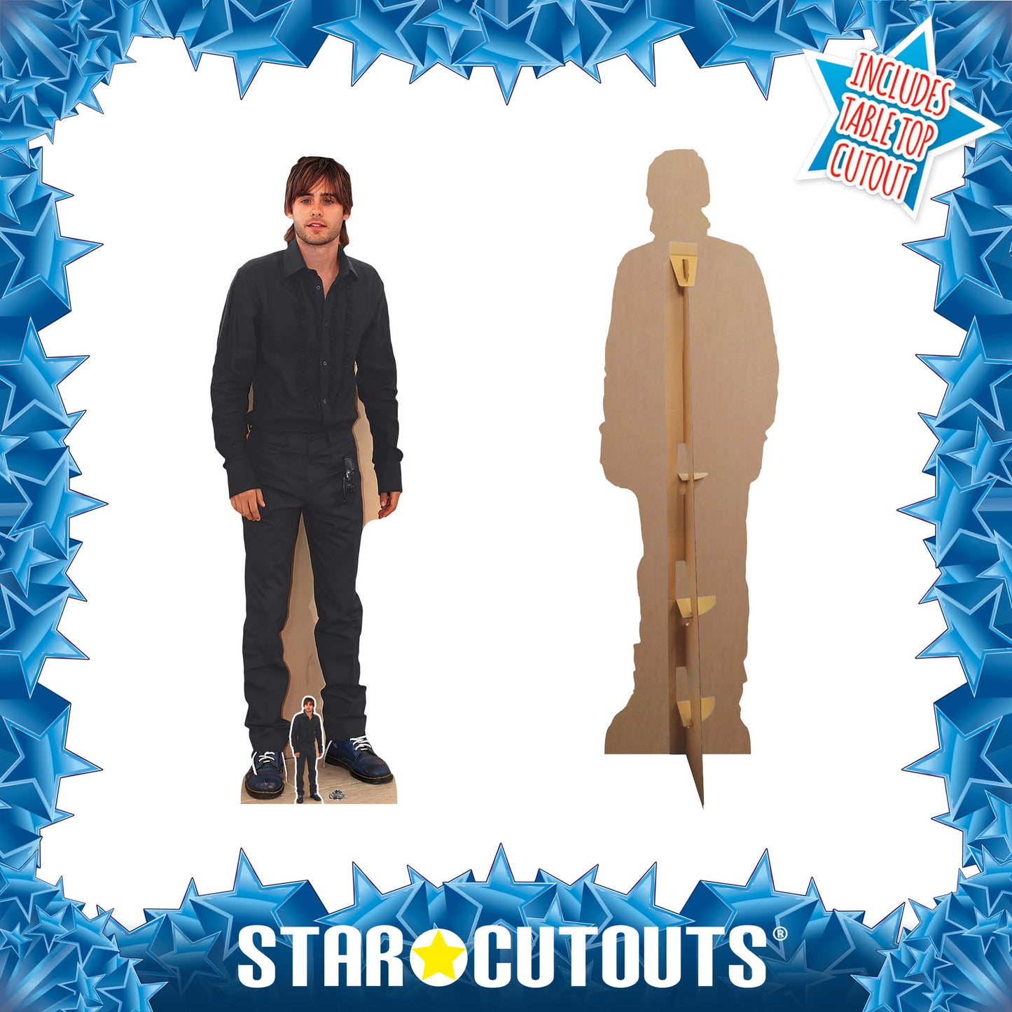 CS990 Jared Leto Height 181cm Lifesize Cardboard Cut Out With Mini