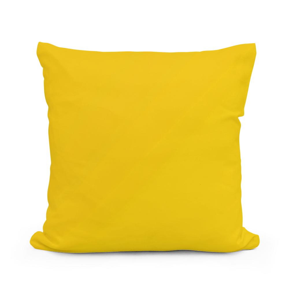 Pure Yellow Cotton Cushion