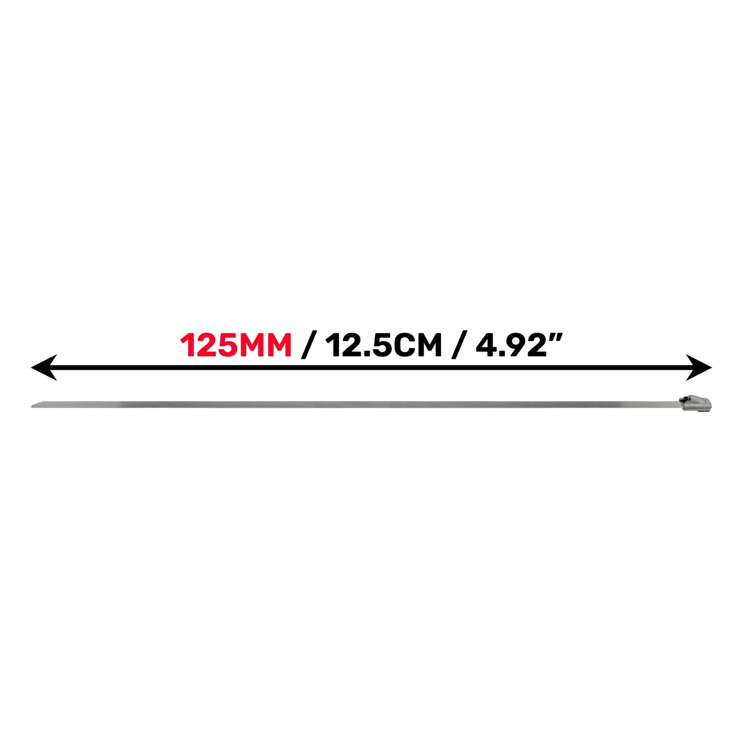 Stainless Steel Cable Ties 4.6mm x 125mm