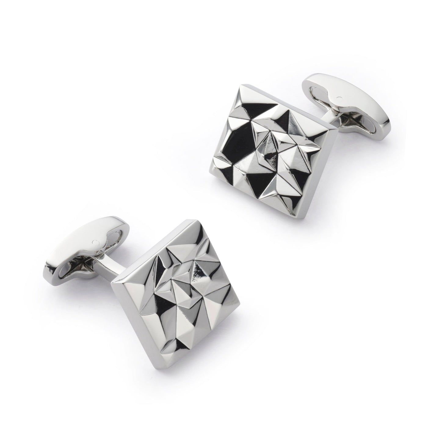 Modernist Cufflinks In Silver