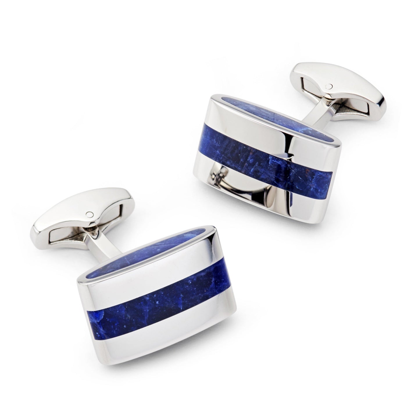 Contemporary Lapis Lazuli Cufflinks