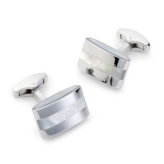 Contemporary Mother Of Pearl Cufflinks