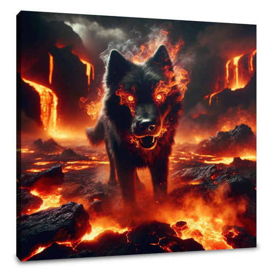 Hellhound of the Underworld Canvas
