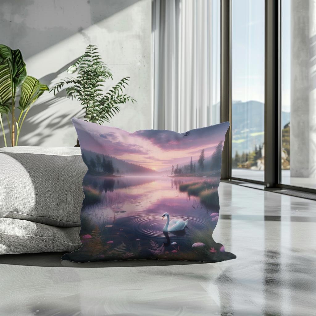Tranquil Vista Cotton Cushion