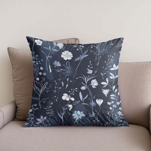 Moonlit Meadow Cotton Cushion