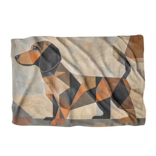 Cubist Dachshund Blanket