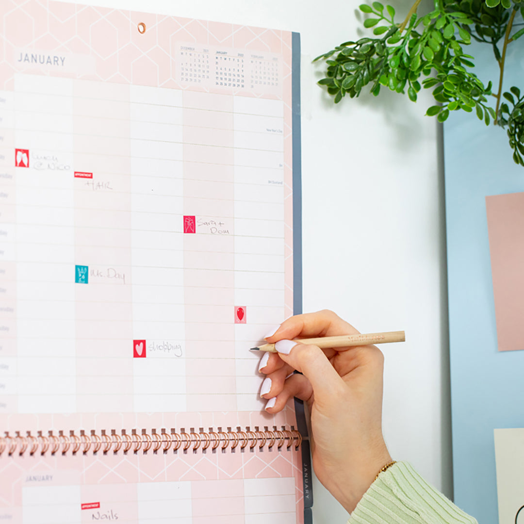 Matilda Myres | 2027 Monthly Five Column Family Calendar | Month-to-View