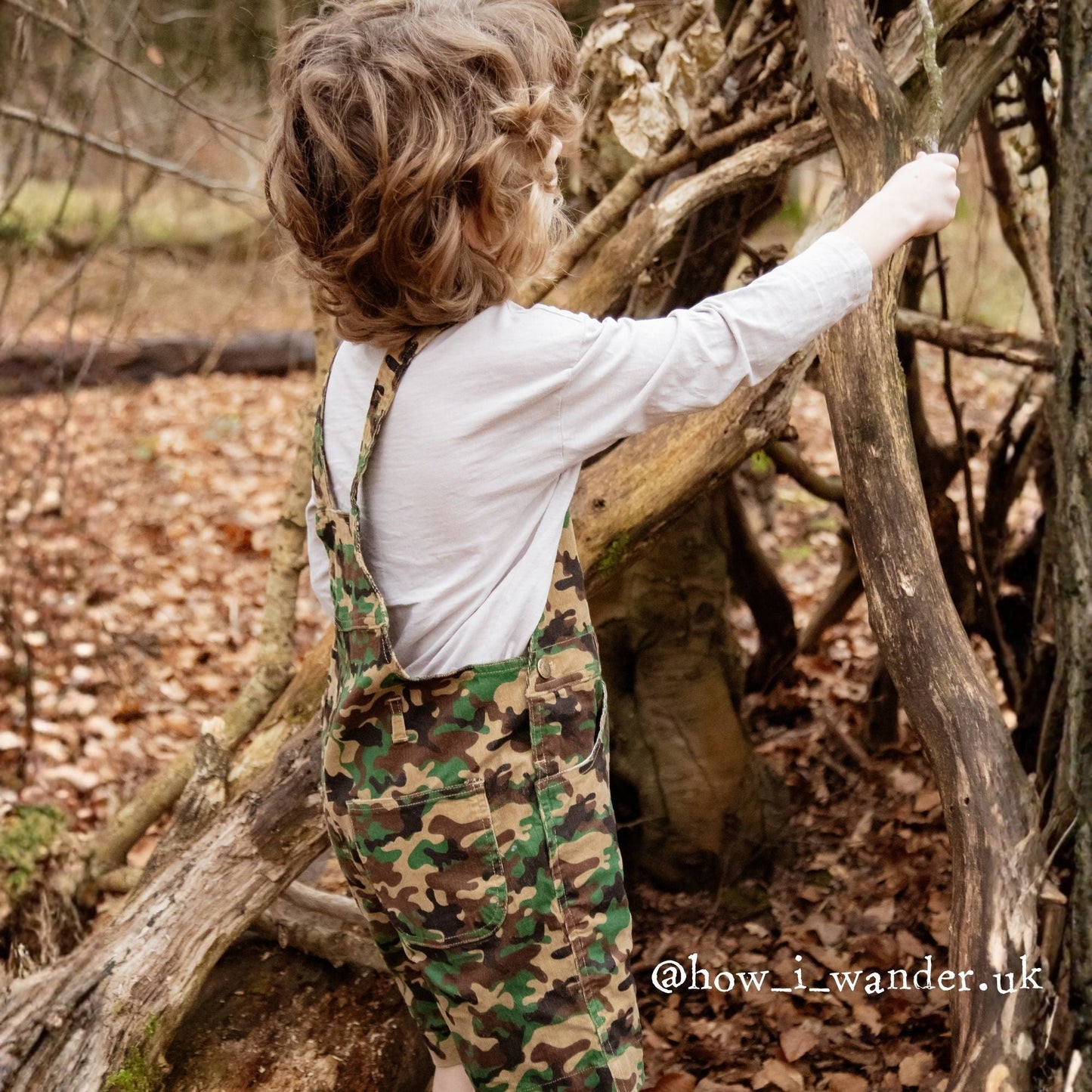Camouflage Cord Shorts