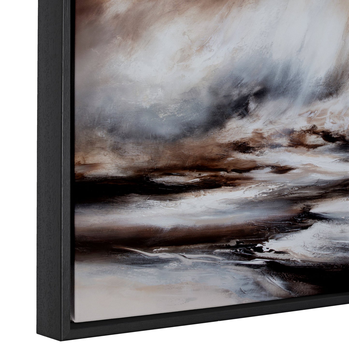 Elemental Square Framed Printed Canvas