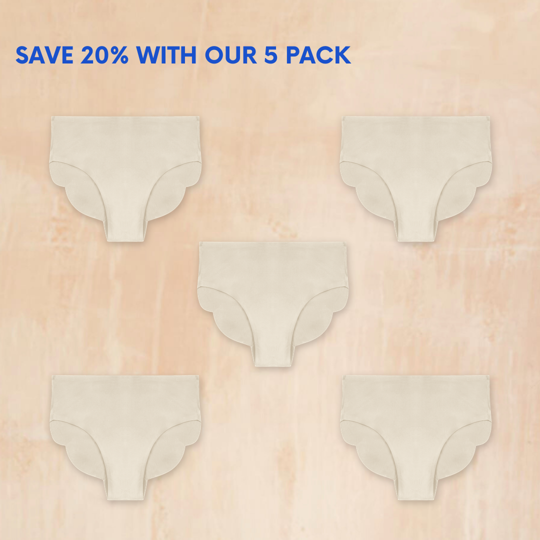 THE CARLA CREAM LEAKPROOF KNICKER - HEAVY