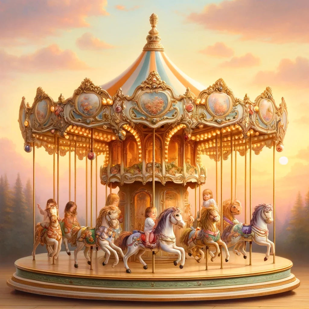 Carousel Magic Canvas