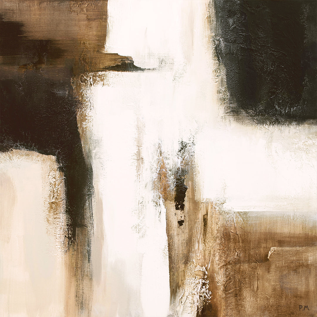 Casa II Square Framed Printed Canvas