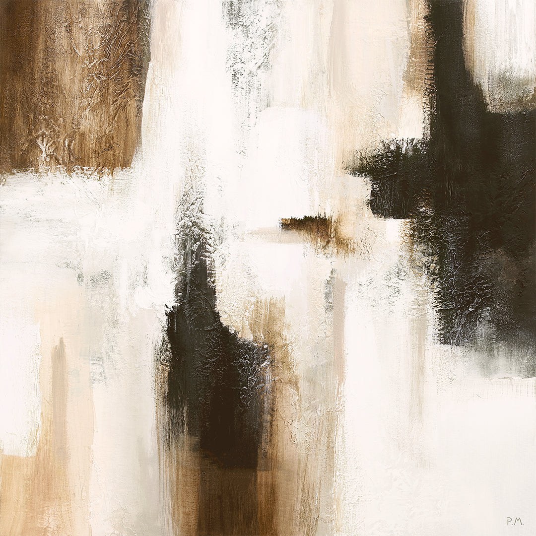 Casa I Square Framed Printed Canvas