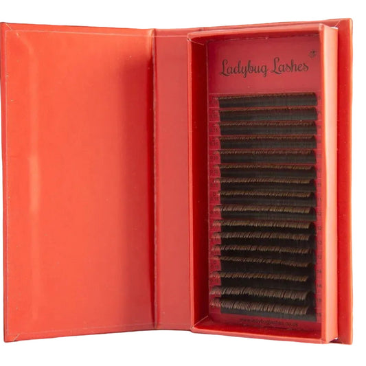Brown Cashmere Flat Classic Lashes – Mixed Tray