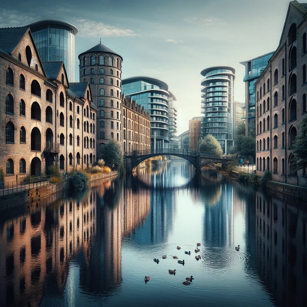 Manchester Castlefield Calm Canvas