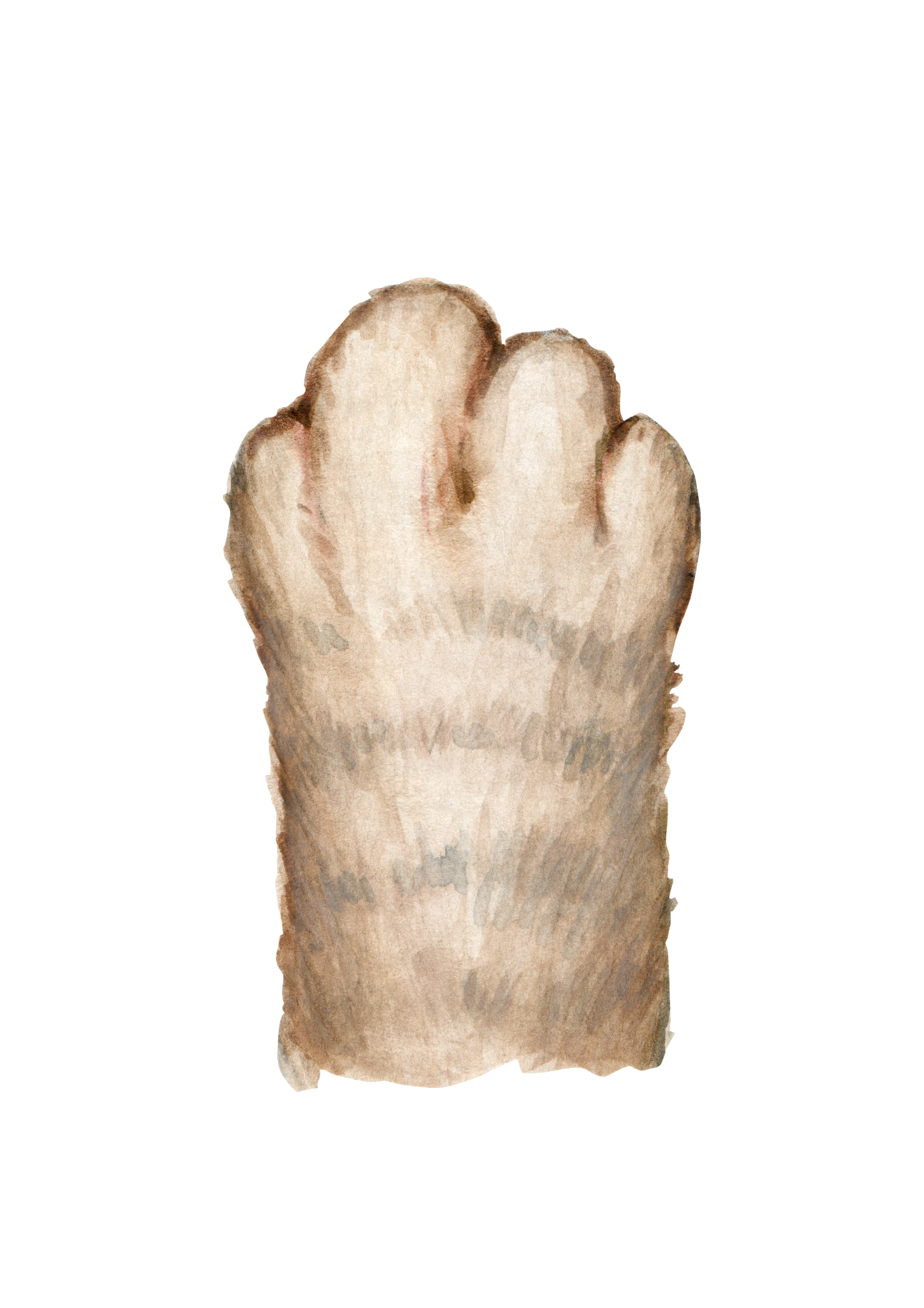 Personalised Family Heart Handprint A4 print