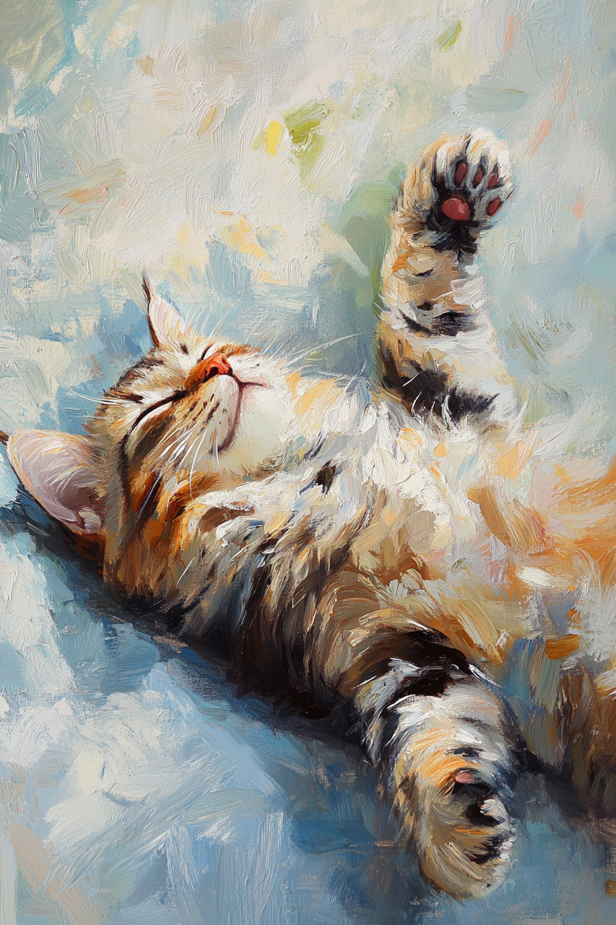 Catnap Stretch Canvas