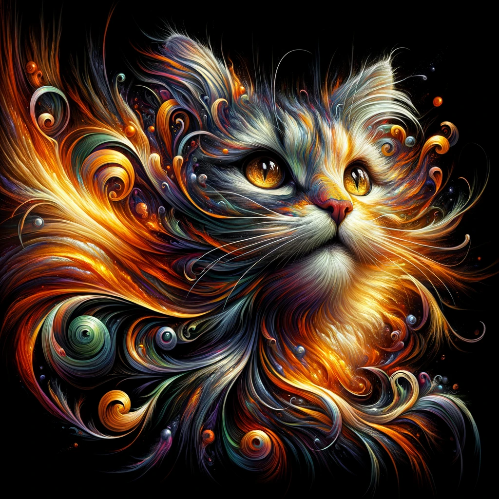 Cat's Vitality Canvas