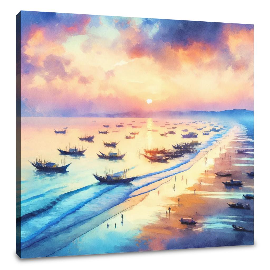 Bangladesh Cox's Bazar Serenity Canvas