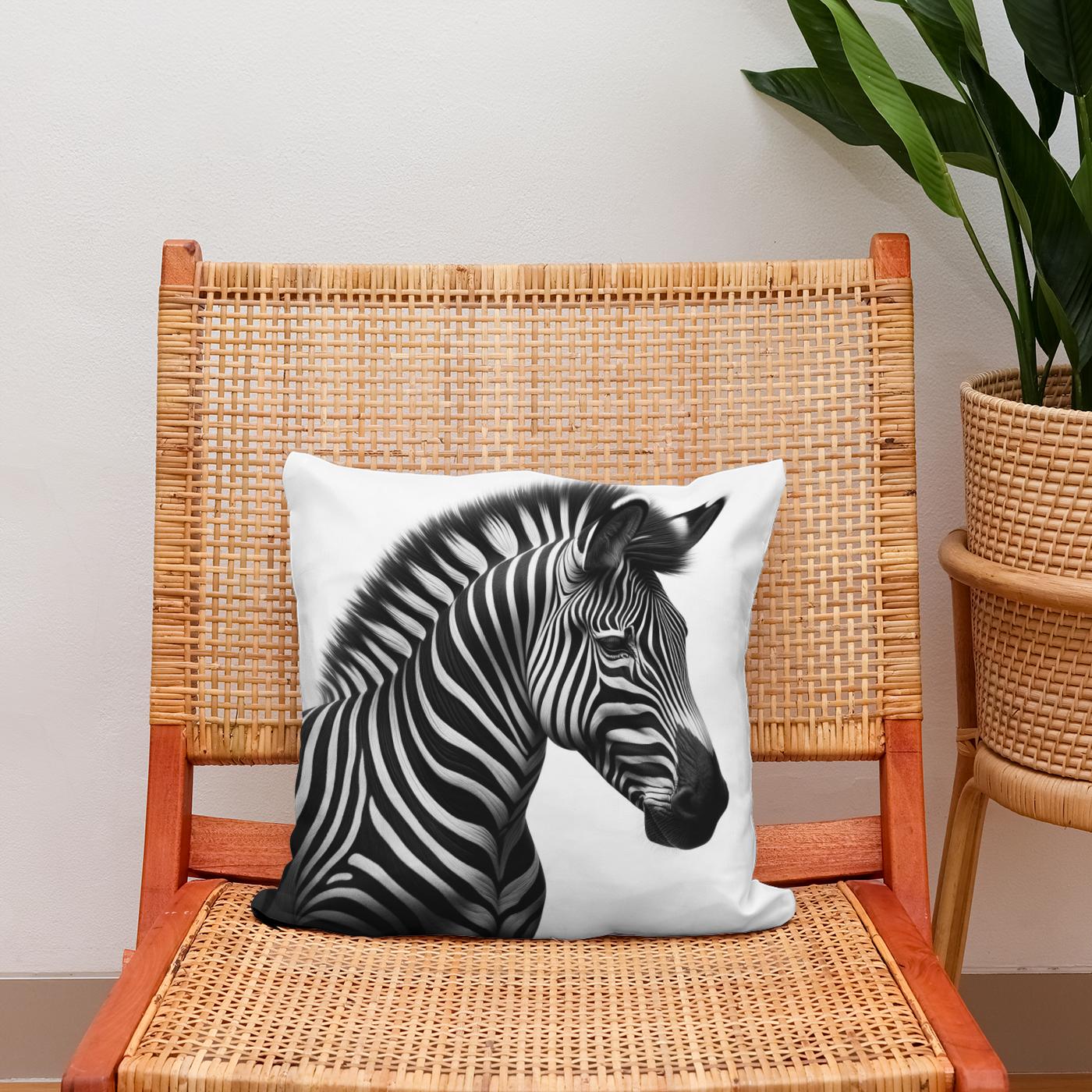 Zebra Essence Cotton Cushion