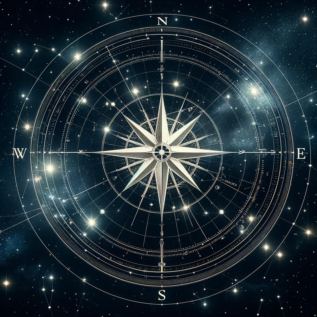 Celestial Compass Canvas