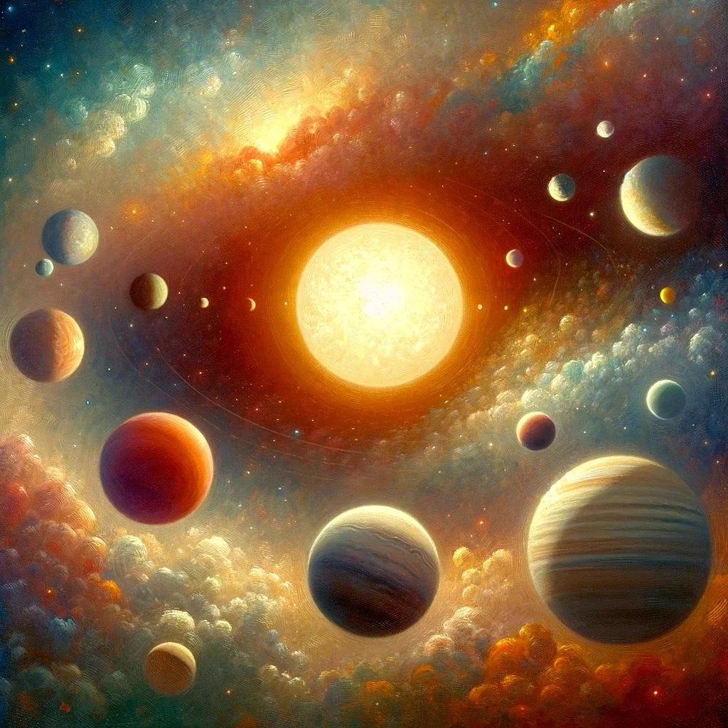 Celestial Dance Cotton Cushion