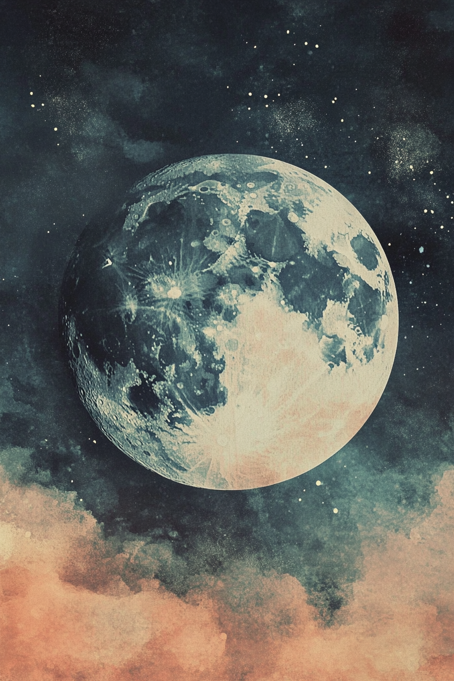 Celestial Geometry Canvas