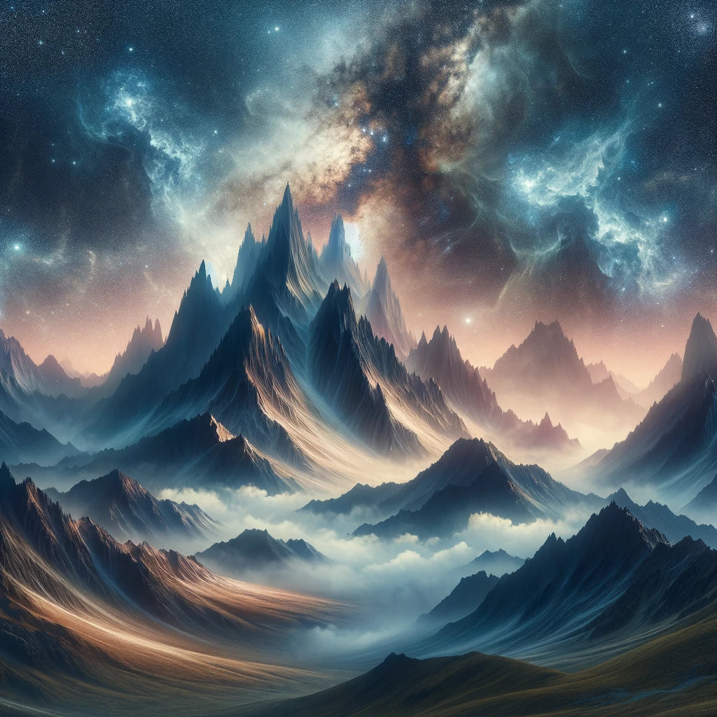 Celestial Peak Cotton Cushion