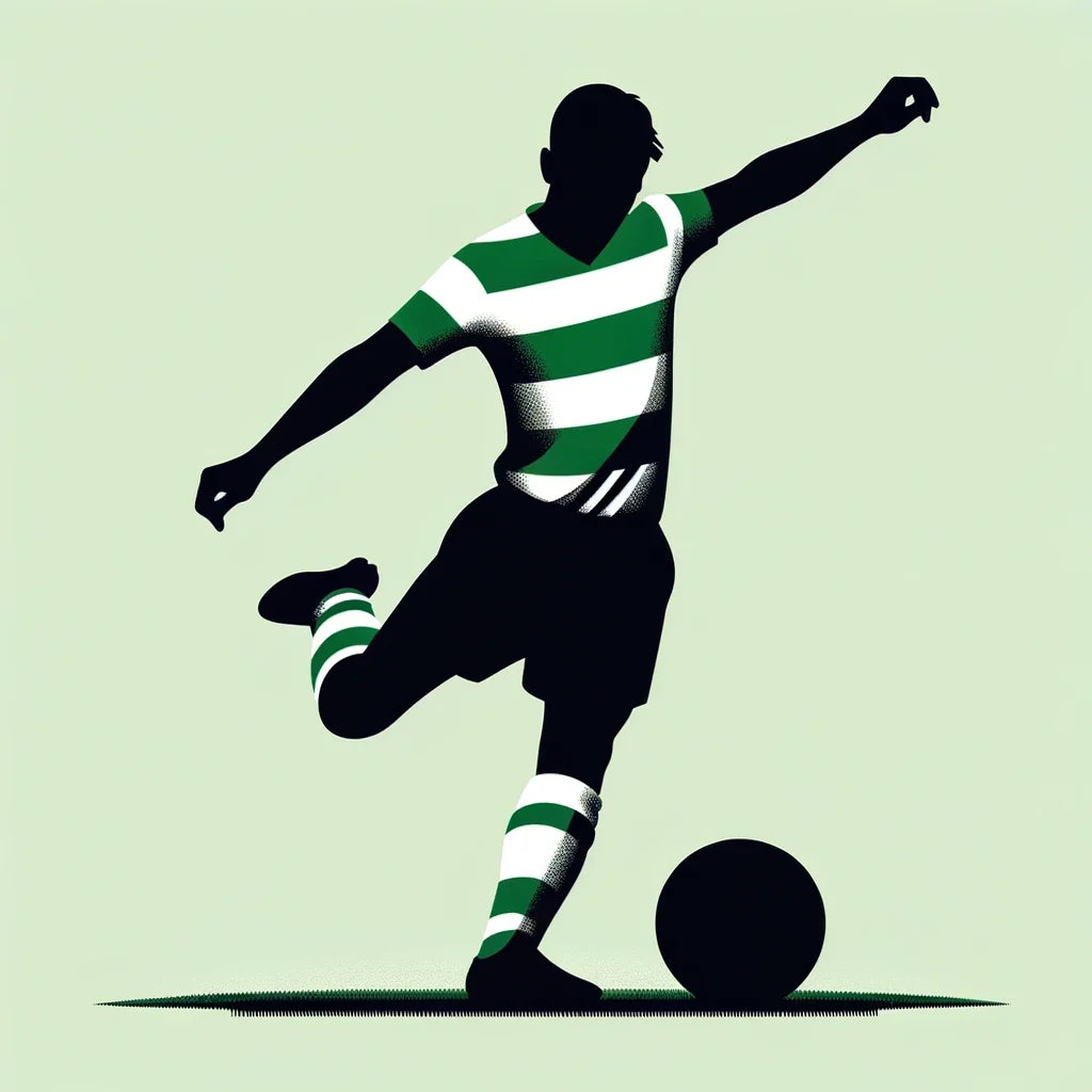 Celtic Free Kick Cotton Cushion