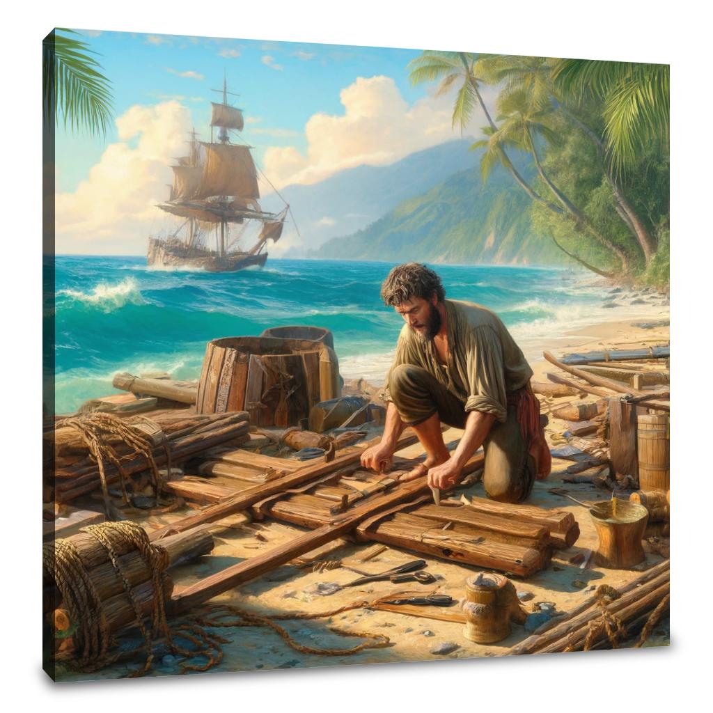 Island Raft Builder Canvas