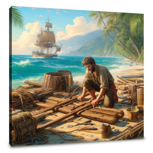 Island Raft Builder Canvas