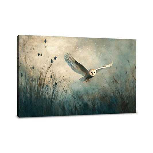 Barn Owl Serenity Canvas