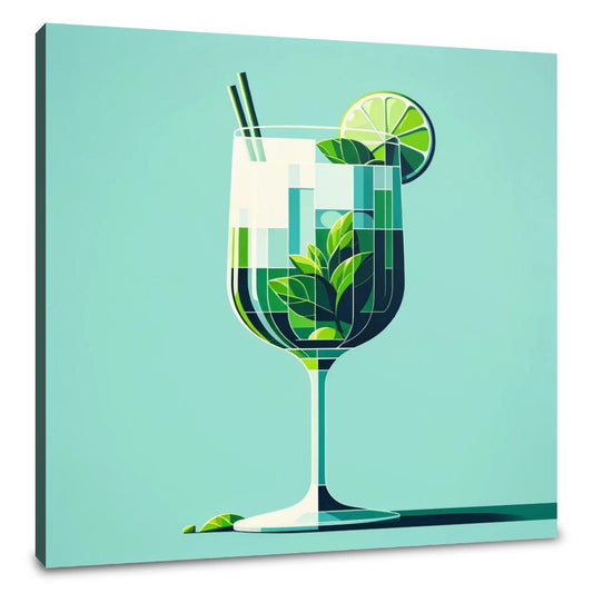 Mojito Modern Minimal Canvas