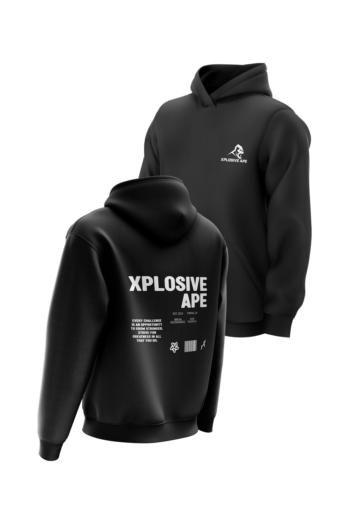 XAPE Challenge Opportunity V2 Hoodie - Black