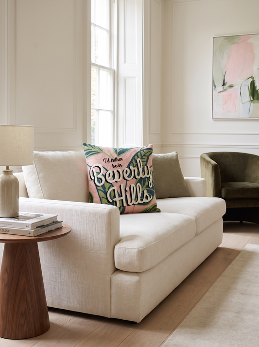 Beverly Hills Needlepoint Pillow