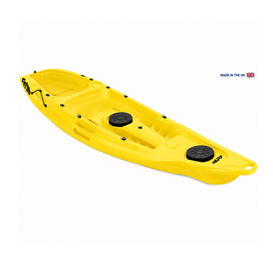 Kaafu Solo Kayak | Yellow | Lightweight & Stable