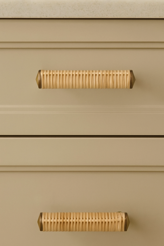 Druridge Rattan Drawer Handle