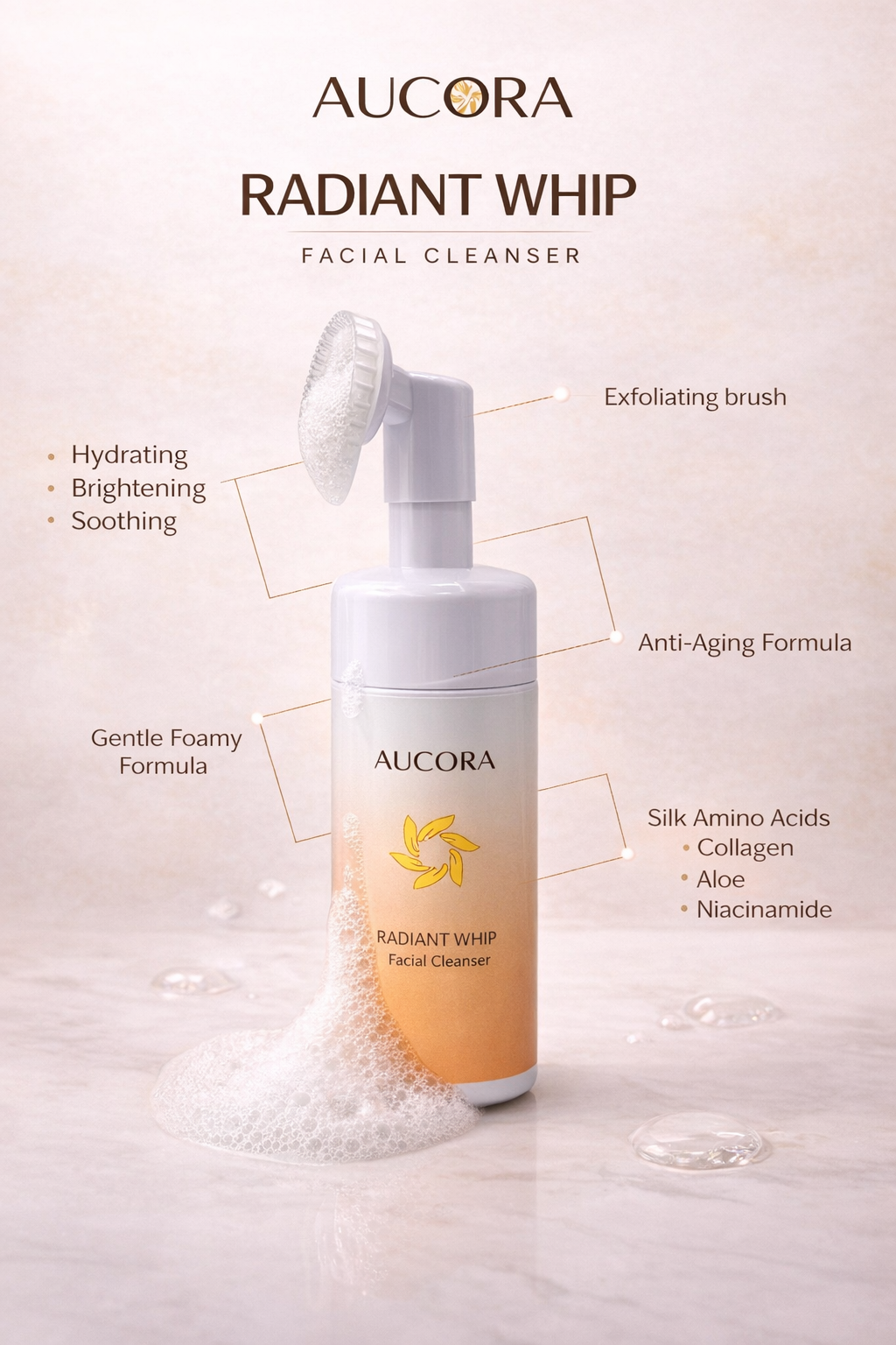 Radiant Whip Facial Cleanser