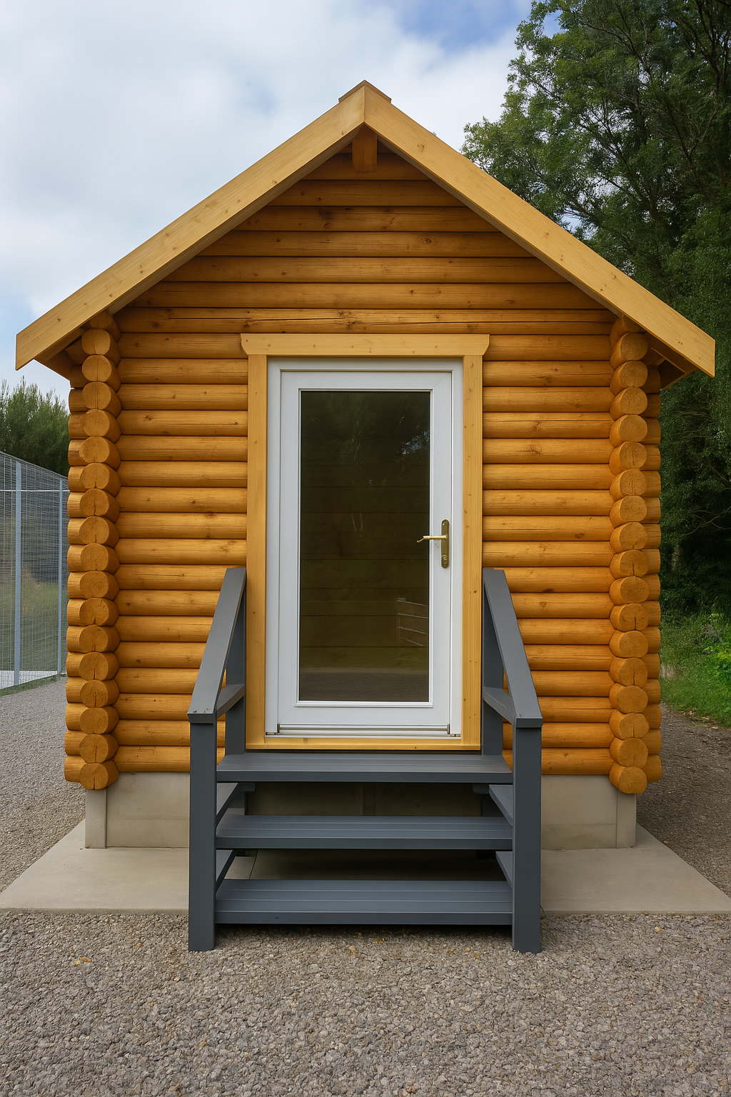 Outdoor Stairs Kit For Caravan and Lodges / Outdoor Wooden Stairs (Partial Assembly Required)