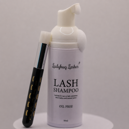 Ladybug Lashes Shampoo 50ml with Cleansing Brush