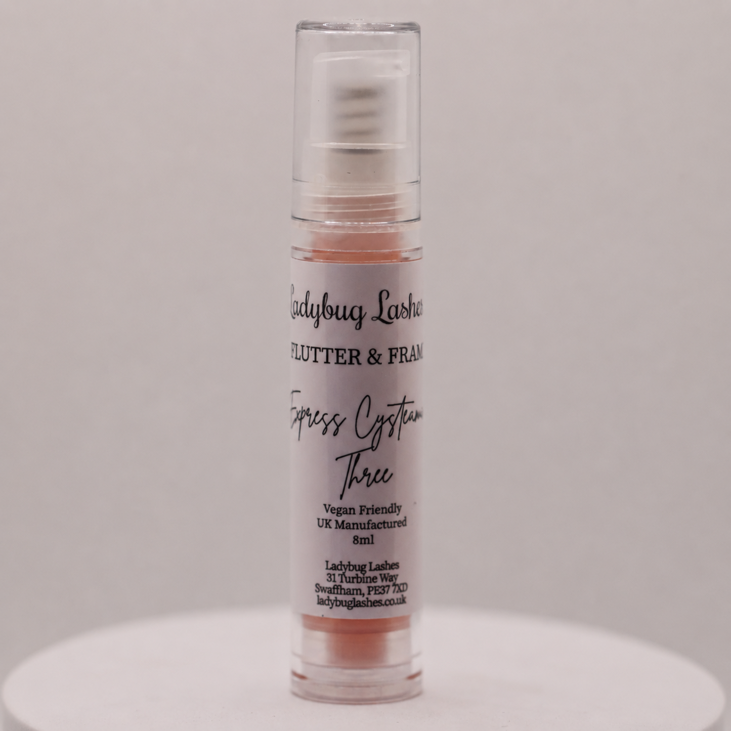 Express Cysteamine Lash Lift & Brow Lamination Airless Pumps 8ml