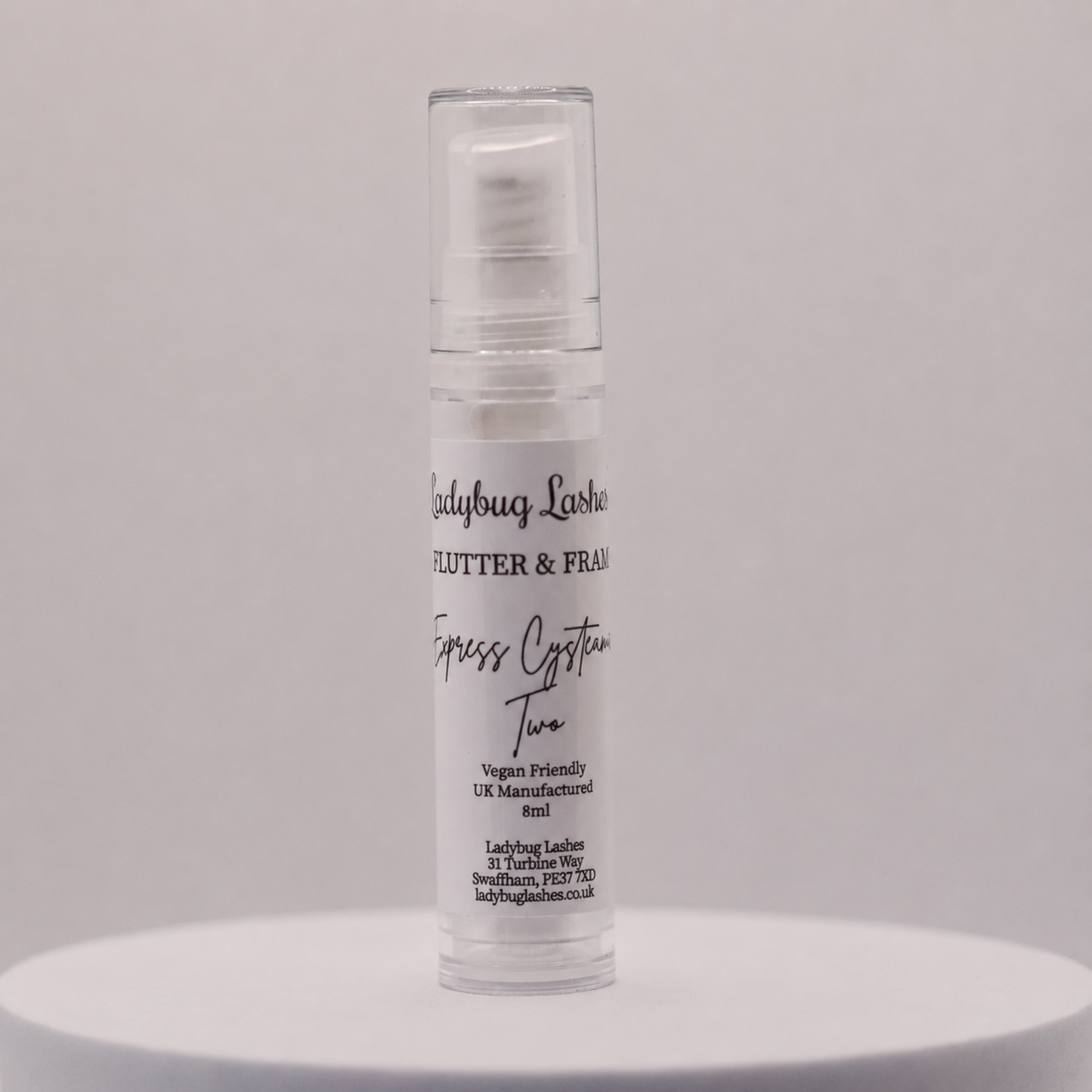Express Cysteamine Lash Lift & Brow Lamination Airless Pumps 8ml