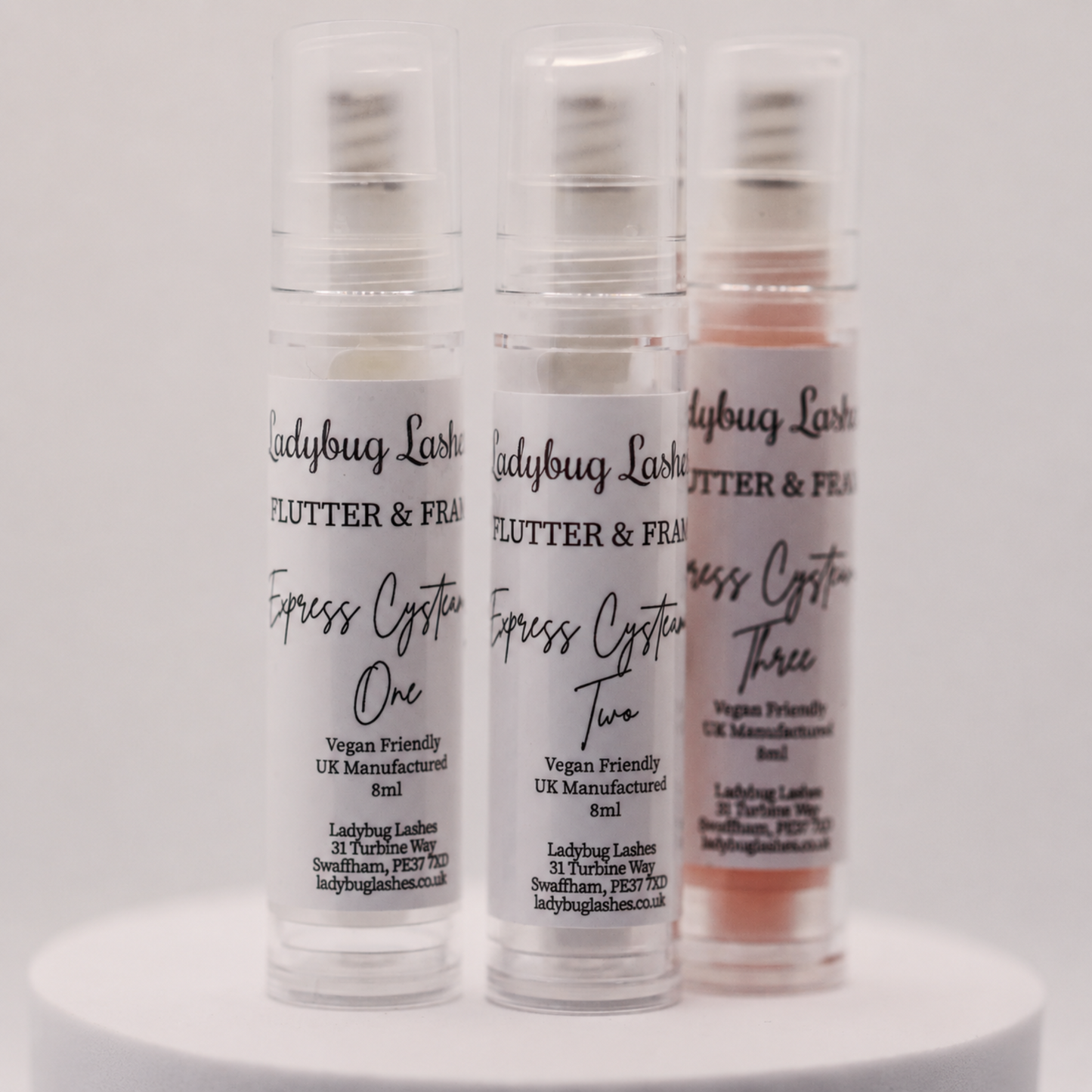 Express Cysteamine Lash Lift & Brow Lamination Airless Pumps 8ml
