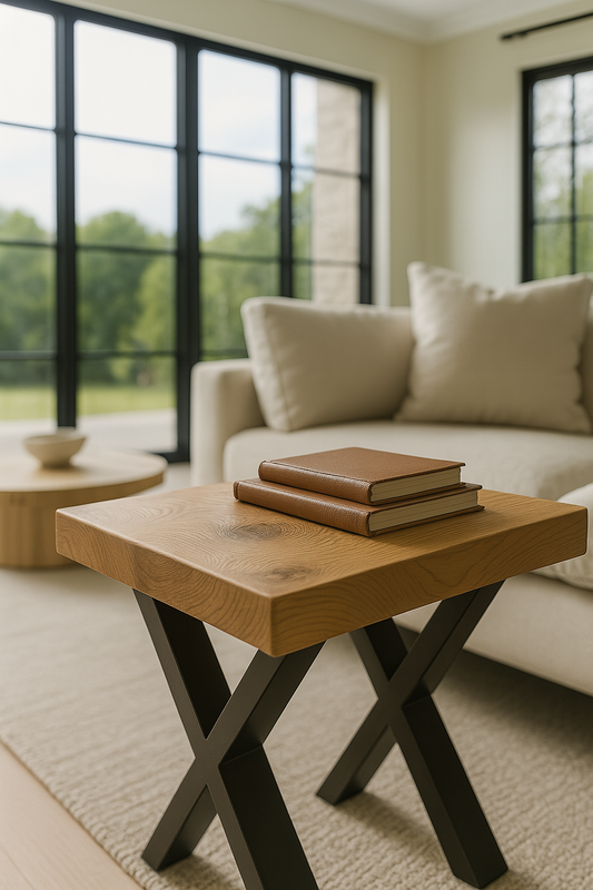 Solid Oak Chunky Coffee Table / Side Table